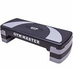 GYM MASTER Adjustable Step Aerobics Workout Platform Stepper