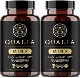QUALIA MIND | The Ultimate Blend For Brain Health* | Doctor-Formulated Nootropic To Fuel Focus & Concentration* | Supports Long Term Brain Health| Maintain Drive & Productivity | 2 Month Supply