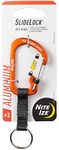 Nite Ize Slidelock Key Ring Aluminum-Orange