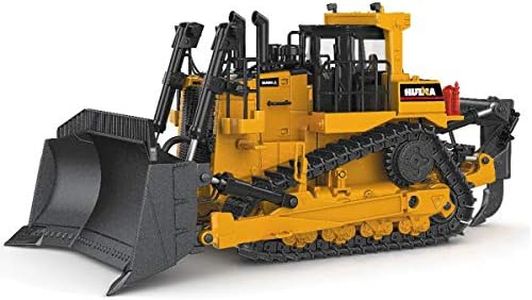 fisca 1/50 Diecast Bulldozer Model Metal Construction Vehicle Toy