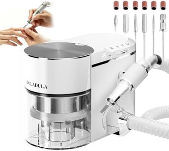 DOLADULA 2 in 1 Professional Nail Drill and Dust Collector,Low Noise