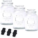 WHOLE HOUSEWARES Glass Canisters wi