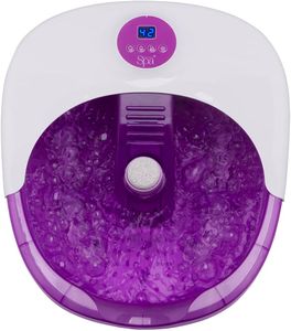 Sensio Foot Spa Massager – Heated Bubble Bath with Massage Rollers