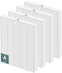 115115 HEPA Replacement Filter A for Winix Plasmawave Air Purifier C535 5300 5300-2 6300 6300-2 P300 AM90 C909 9800,H13 True HEPA Size 21 Filters,4 Pack,White
