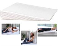 BUY ALL HERE X Large Orthopaedic Wedge Pillow Acid Reflux reduce Back Neck & Sciatica Pain Snoring Pregnancy Quilted Zip Cover