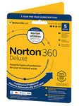 Norton 360 Deluxe 2021, Antivirus Software For 5 Devices and Utilities, 1-year Subscription with Automatic Renewal, Includes VPN and Password Manager, PC/Mac/iOS/Android, Activation Code by Post