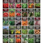 Survival Garden Seeds Home Garden Collection - 30 Pack with 18,500+ Non-GMO Heirloom Vegetable, Fruits, Herb Seed Varieties for Planting - Plant & Grow Survival Food & Emergency Preparedness Gear