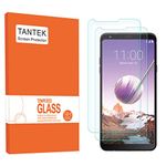 TANTEK Screen Protector for LG Stylo 4 / LG Stylus 4,6.2-Inch,Tempered Glass Film,Ultra Clear, 2-Pack