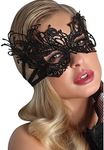 Lace Masquerade Mask Elastic,Fit for Adult,Soft Gentle Material,Specially for Costume,Thememed Party, Black, Large