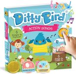 Ditty Bird Musical Books for Toddlers | Fun Children's Nursery Rhyme Book | I’m a Little Teapot Book with Sound | Interactive Toddler Books for 1 Year Old to 3 Year Olds | Sturdy Baby Sound Books