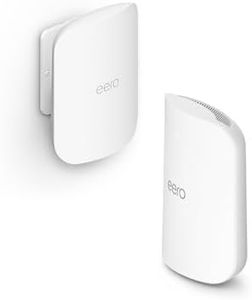 Amazon eero Max 7 (1-pack) with Amazon eero Outdoor 7 (1-pack) mesh wifi system
