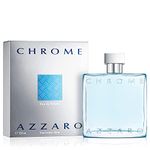 Azzaro Chrome, Perfume for Men, Cologne for Men, Eau de Toilette Spray, Fresh Aquatic Mens Fragrance, 100 ml