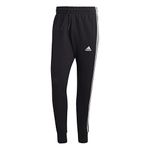 adidas Men's Essentials French Terry Joggers, Black/White, M