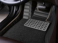 CHIRON® Premium 10D Car Floor Mat for Compass Custom Fitted, Luxury Car Foot Mats Compatible with Jeep Compass, Set of 3 Pcs, 100% Waterproof and Washable, Black