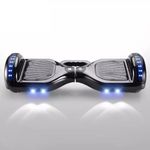 Fast - Agile - Hoverboard - Responsive - Control - Robust - Motor - Power - LED - LIght-Up - Wheels & Bluetooth - Speaker - LED - Headlights - Special – Midnight Stealth Edition - Multi - Color