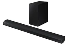 SAMSUNG HW-B650 3.1ch Soundbar w/Dolby 5.1 DTS Virtual:X, Bass Boosted, Built-in Center Speaker, Bluetooth Multi Connection, Voice Enhance & Night Mode, Subwoofer Included, HW-B650/ZC [Canada Version]