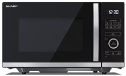 SHARP QS254AEB Microwave 900 W 10 Power Levels Defrost Function Dimensions 490 x 288 x 395 cm Black