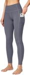 Ewedoos Women's Yoga Pants with Pockets Leggings for Women Tummy Control Workout Leggings for Women Compression Leggings Gray