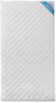 Safety 1st Transitions Crib and Toddler Bed Mattress, Waterproof and Stain Resistant Cover, White