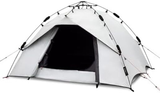 qeedo Quick Ash, Tente Camping 2 Personnes, Tente Montage Rapide (Quick-Up-System) - Dark Series