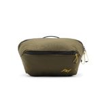 Peak Design Outdoor Sling 7L, Kelp, Padded Adjustable Shoulder Strap for Crossbody or Waist Carry, 10 Pockets, Ideal for Carrying Cameras and Essentials, Versatile Sling Bag for Men and Women