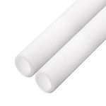 uxcell Foam Tube Pipe Insulation Freeze Protection Cover 3.28 Ft Length 1.57in ID 2.36in OD Pipe Insulation Kits White 2 Pack