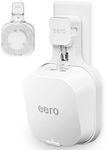 CUHIOY Wall Mount for Eero 7 - Plug-in or Screw-Mount Outlet Shelf for Eero 7, Space Saving Holder with Cable Management, No Drills Needed, White (1-Pack)