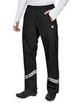 FitsT4 Waterproof Rain Pants Mens Cycling Outdoor Hiking Work Golf Fishing Travel Windbreaker Pants with Zip Pockets Black