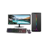 CHIST Premium Desktop AMD Ryzen 3 3200G || DDR4 8GB RAM || Vega 8 Graphics || 20 inch LED Monitor with Speaker || keyboad Mouse Windows 10 Pro (256GB SSD 1TB HDD)