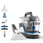 Vax SpotWash Home Duo Spot Cleaner, Stain, Car, Upholstery, Sofa and Carpet Cleaning Machine, Included Pet Tool and Antibacterial Solution Removes Spills, White/Blue, CDSW-MPXP