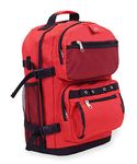 Everest Luggage Oversize Deluxe Backpack, Red, X-Large