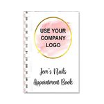 Personalised A4 Appointment Book/Diary - Beauty - Barber - Nails - Makeup - Hair - Stylist -BP12