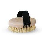 Senelle - Dry Body Massage Brush | Dry Body Brush for Exfoliation, Improved Circulation, Lymphatic Drainage, Cellulite Reduction | Made from Organic Fibre - Plant Agave Cactus