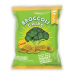 Cheese Broccoli Chips x24 - Healthy Snacks by Growers Garden | Vegan Crisps | Dairy Free | Lunchbox Snack | Vegetable Crisps | Plant-based