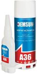 Demsun A36 CA Glue with Spray Adhesive Activator - CA Glue with Activator, Super Fast Glue, Craft Glue | Fast CA Glue | 200 ML