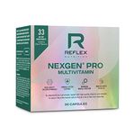 Reflex Nutrition Nexgen® Pro Multivitamins and Minerals for Immune Support (90 Caps) - For Active Lifestyles - Multi Mineral and Vitamins for Immune System - Vitamin D Magnesium Vitamin C Zinc