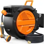 Retractable Garden Hose Reel 1/2” x