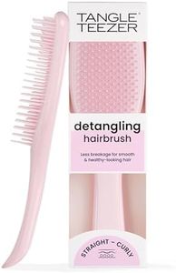 Tangle Teezer Ultimate Detangler Hairbrush for Wet & Dry Hair, Eliminates Knots & Reduces Breakage for All Hair Types, Millennial Pink