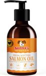 SKIPPER'S Fresh Scottish Salmon Oil for Dogs - 100% Pure Omega 3,6 & 9 Fish Oil Supplements for Dog, Cat, Horse, Ferret & Pets | Treats Itchy Skin, Natural Coat, Brain Health, Joints & Immune System