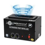 EARTH INNOVATION Ultrasonic Rat and Rodent Wide Range Pest Repeller for Supermarket & Stores/Hospitals/Cold Storage/Server Rooms & Electric Control Panels/Industries/Etc. (Black Matt) (2500 SQ Feet)