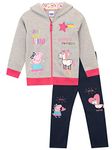 Peppa Pig Girls Unicorn Hoodie & Leggings Set Multicoloured Age 2 to 3 Years