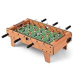 Giantex 27" Foosball Table, Easily Assemble Wooden Soccer Game Table Top w/Footballs, Indoor Table Soccer Set for Arcades, Game Room, Bars, Parties, Family Night