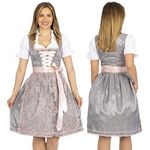 BAVARIA TRACHTEN Dirndl Dresses Women Traditional German Oktoberfest Costumes Women - Authentic Dirndl - Oktoberfest Outfits Women - Bavarian Dress