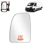 BIAREN Wing Mirror Upper Glass Left Heated For Fiat Ducato Peugeot Boxer Citroen Relay 2006 Onwards 8151LJ 71748246, Wing Mirror Glass + Back Plate