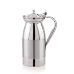 Avishkar the Invention Stainless Steel Slimline Water jug with Lid 1.5 Liters | Food Grade | Rust Proof | Easy to Pour | Steel Serving Water Jug | Stainless Steel Pitcher with lid for Water