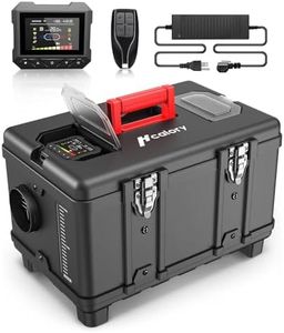 HCALORY 8KW Diesel Air Heater All-in-one 110V AC & 12V DC Support with Altitude Mode 5L Fuel Tank Portable Parking Heater Bluetooth APP Control Heating for Car Truck Boat RV Campers