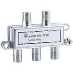 GE 4-Way Coaxial Cable Splitter, 5-