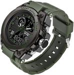 Men's Military Watch Outdoor Sports Electronic Watch Tactical Army Wristwatch LED Stopwatch Waterproof Digital Analog Watches