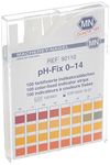 Camlab 1138921 pH-Fix Indicator Paper Test Strips, pH 0.0-14.0 with CE-mark, 6mm x 85mm (Pack of 100)