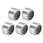 sourcing map Needle Roller Bearings 20mm Bore 26mm OD 16mm Width Chrome Steel One Way Bearing 5pcs